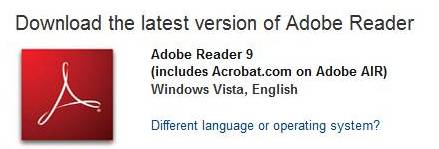 Get Acrobat Reader